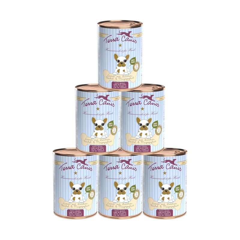 Terra Canis Dog Puppy Agnello con Zucchino, Finocchio e Yogurt magro 400 gr