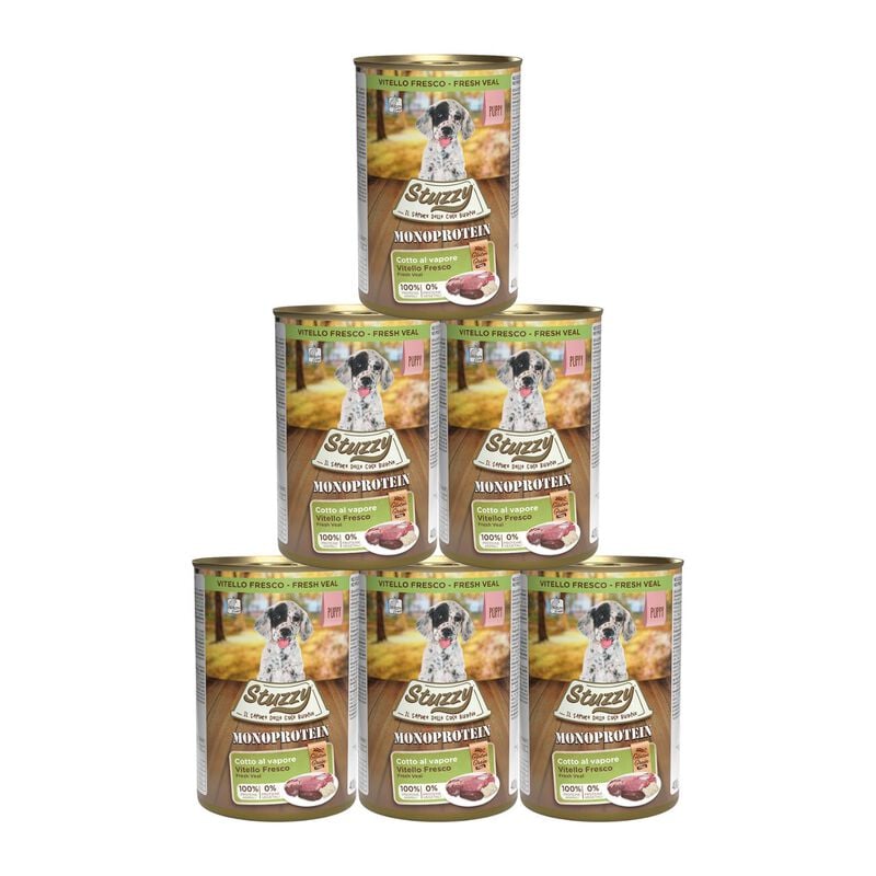 Stuzzy Dog Puppy Monoprotein Vitello 400 gr