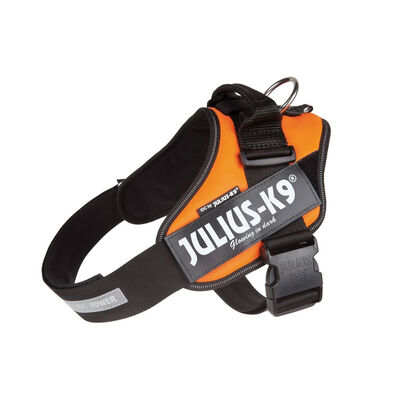Julius-K9 Pettorina per cani IDC Powerharness Tg.2-XL Arancione fluo