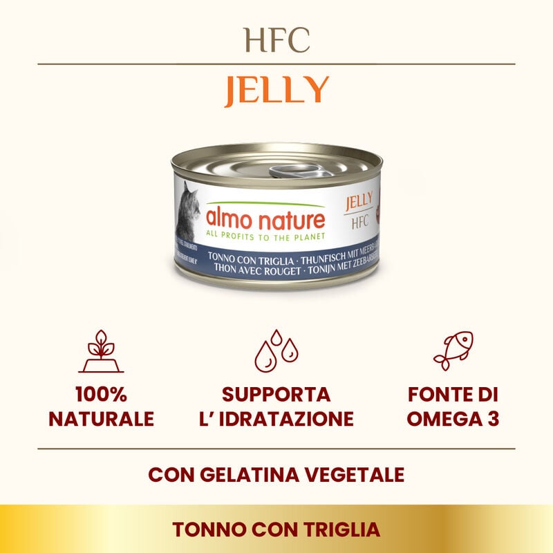 Almo Nature HFC Cat Jelly Tonno con Triglia 70g