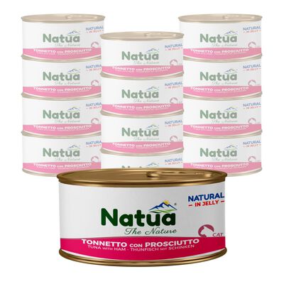Natua Natural Cat Adult Tonnetto con Prosciutto in Jelly 85 gr