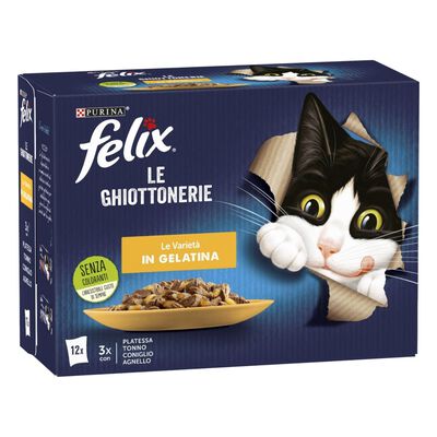 Felix Le Ghiottonerie Cat Le Variet&agrave; 12 x 85 gr