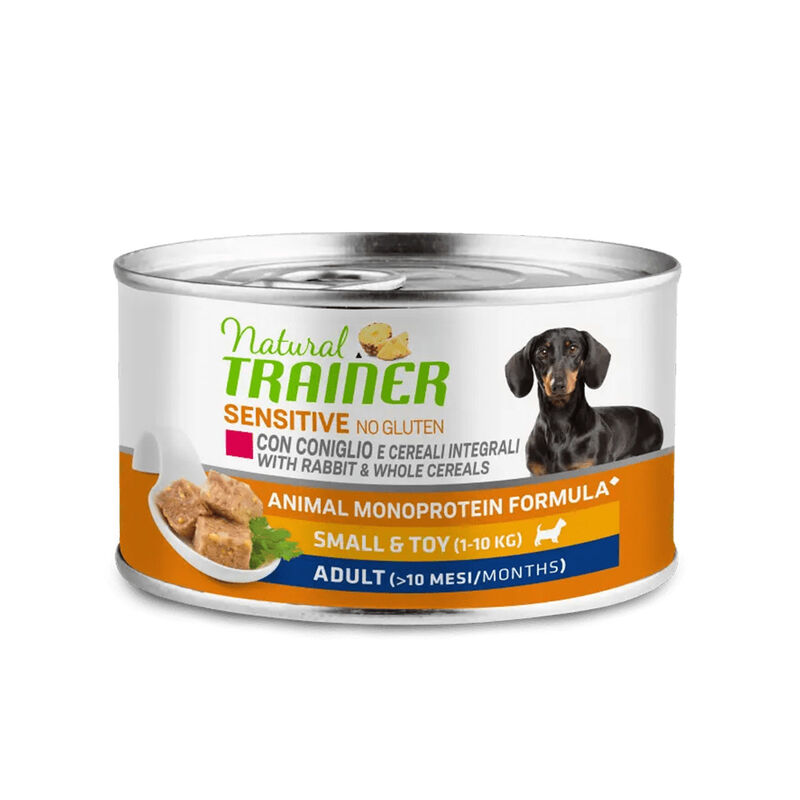Natural Trainer Sensitive Dog Adult Small&Toy No Gluten con Coniglio 150gr
