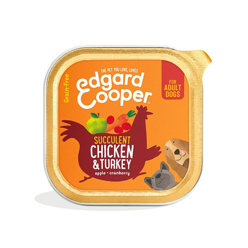 Edgard & Cooper Dog Adult Agnello e Pollo 300 gr x 4