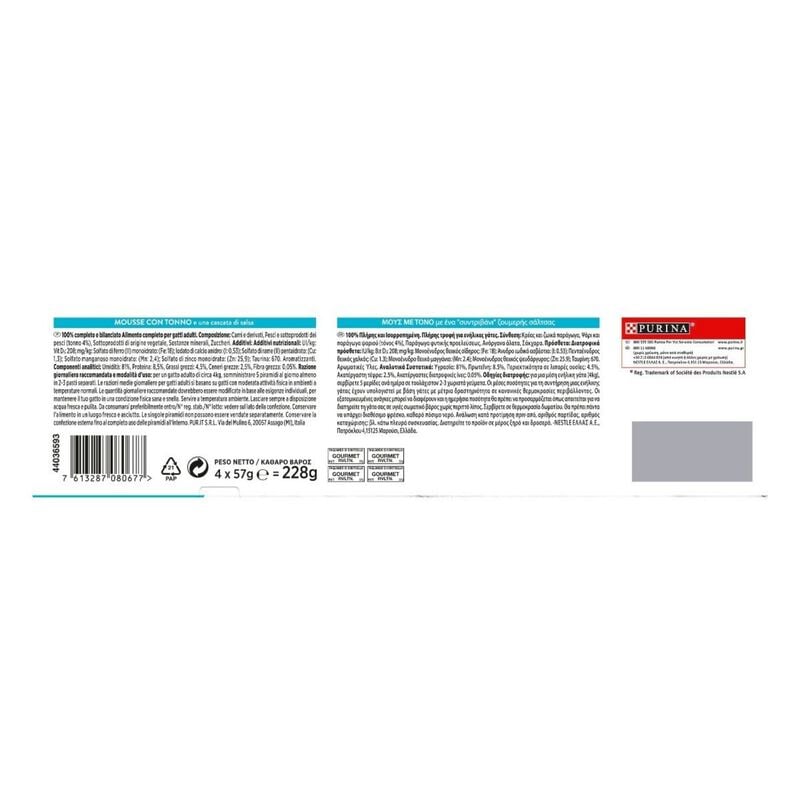 Gourmet Revelations Cat Tonno in mousse 4x57 gr