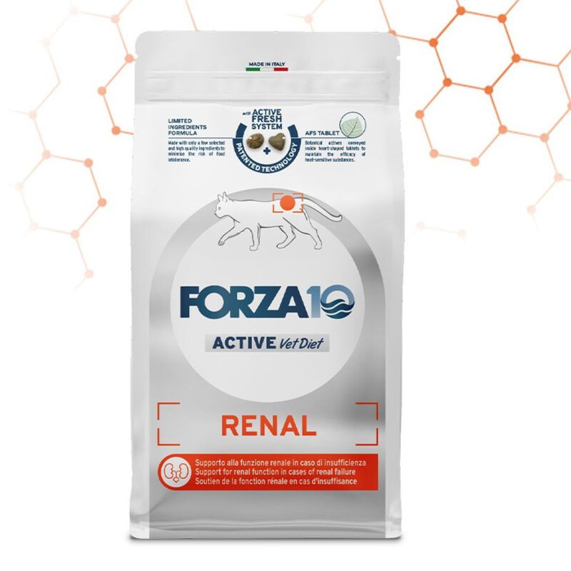 Forza 10 Active Vet Diet Renal per Gatti Adulti al Pesce 1,5 kg