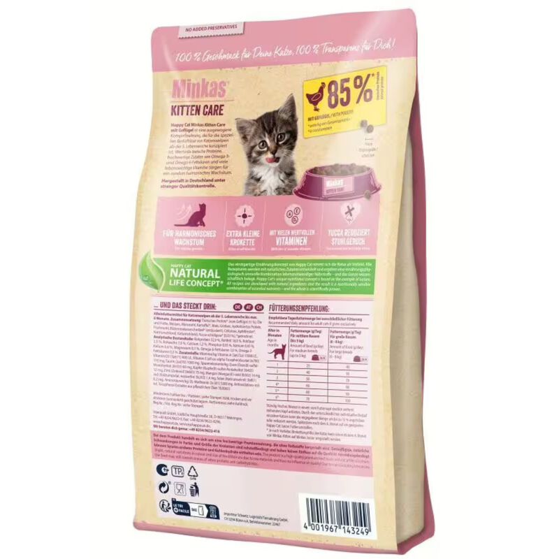 Happy Cat Minkas Kitten Care al Pollo 500 gr