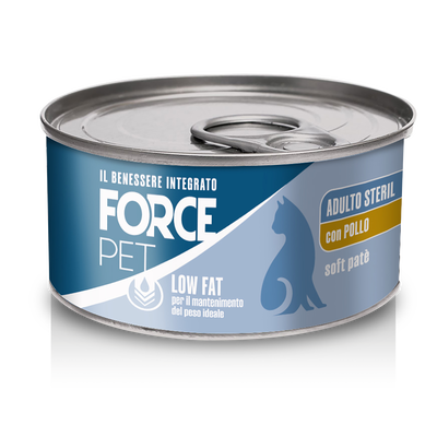 Forcepet Cat Adult Steril Low Fat soft pat&egrave; con pollo 85gr