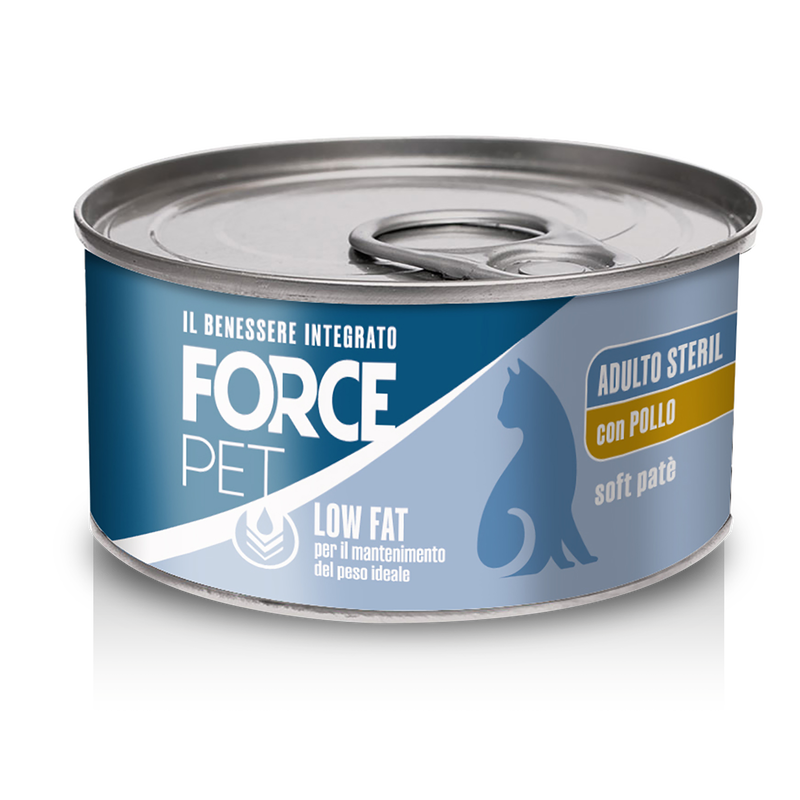 Forcepet Cat Adult Steril Low Fat soft pat&egrave; con pollo 85gr