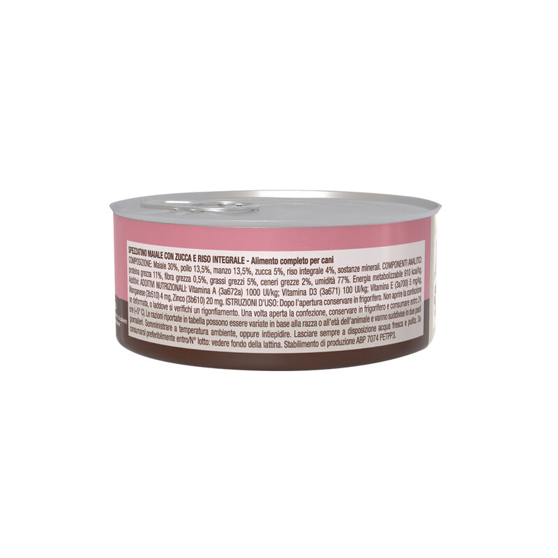 O-life Spezzatino Maiale con zucca per Cani Adulti 85gr
