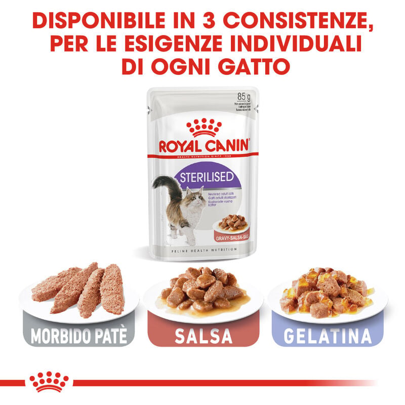 Royal Canin Cat Adult Sterilised in Salsa 85gr 