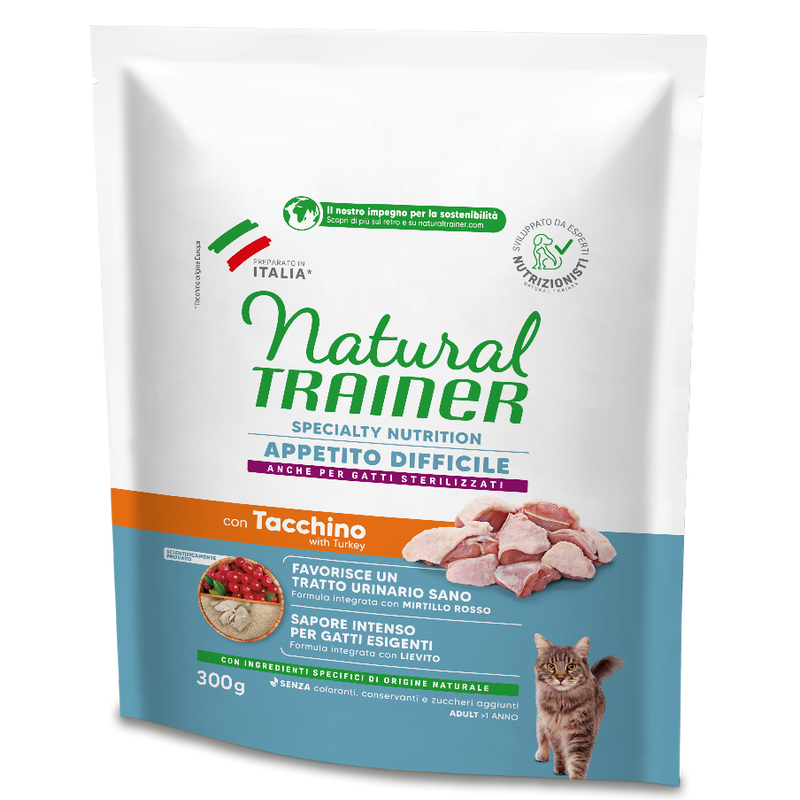 Natural Trainer Cat Exigent con Tacchino 300 gr