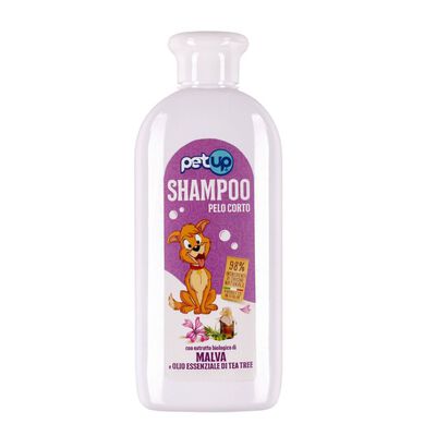 Petup Dog Shampoo per cani con Pelo Corto con Malva Bio 250 ml