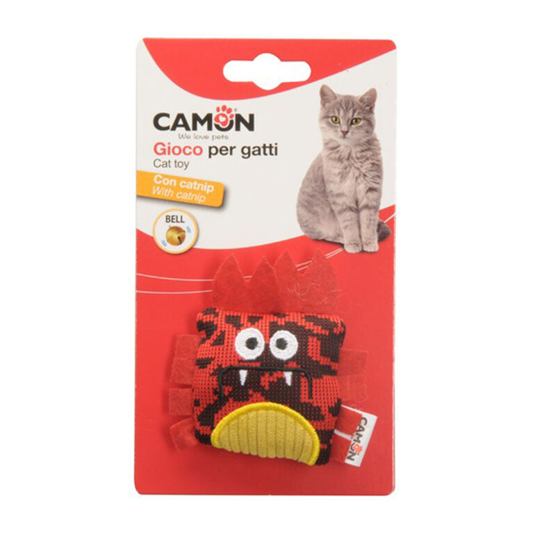 Camon Gioco Uccellini con campanellino e catnip per gatti 10 cm