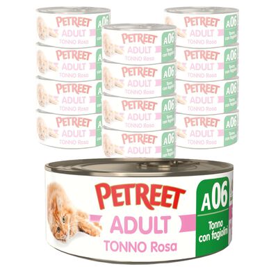 Petreet Cat Tonno rosa Tonno con fagiolini 140 gr