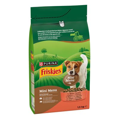 Friskies Dog Adult Mini Menu con Manzo e Verdure 1,5 kg - Scad 30 Settembre 2026