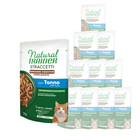 Natural Trainer Benessere digestivo Straccetti con Tonno per Gatti Sterilizzati 70gr
