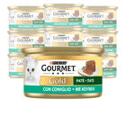 Gourmet Gold Cat Adult Pat&egrave; con Coniglio 85 gr