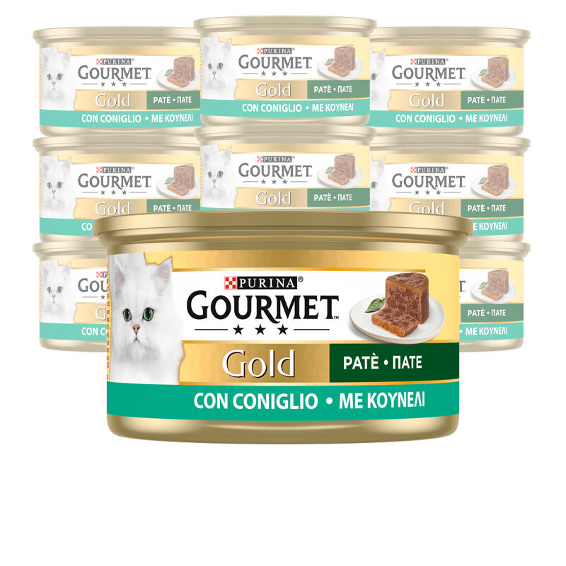Gourmet Gold Cat Adult Pat&egrave; con Coniglio 85 gr