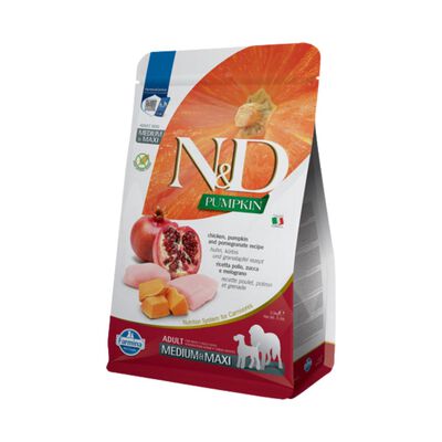 N&D Farmina Pumpkin Dog Adult Medium & Maxi Pollo e Melograno 2,5 kg