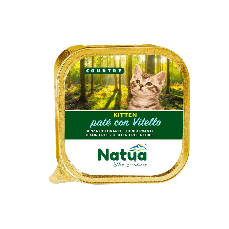 Natua Country Kitten Pat&eacute; con Vitello 100 gr