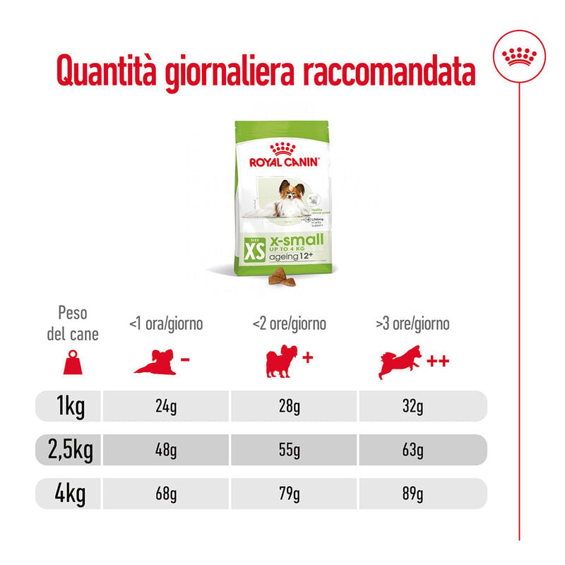 Royal Canin Dog Senior +12 anni X-Small 500 gr