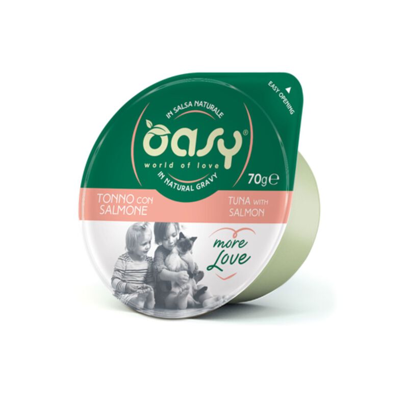 Oasy More Love Tonno con Salmone 70 gr