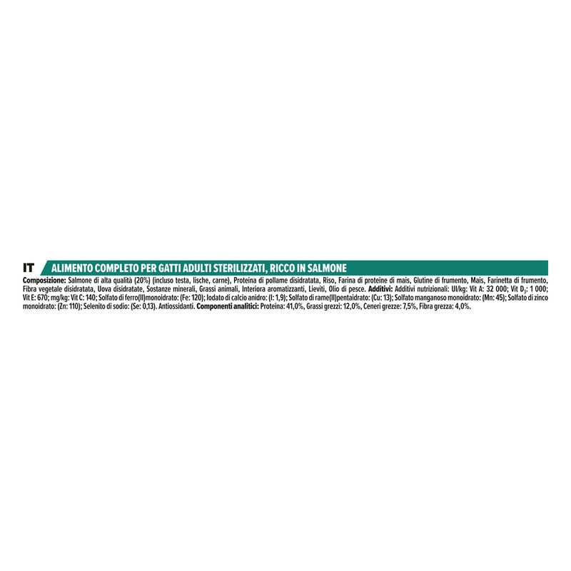 Purina Pro Plan Renal Plus Cat Adult 1+ Sterilised Salmone 10 kg