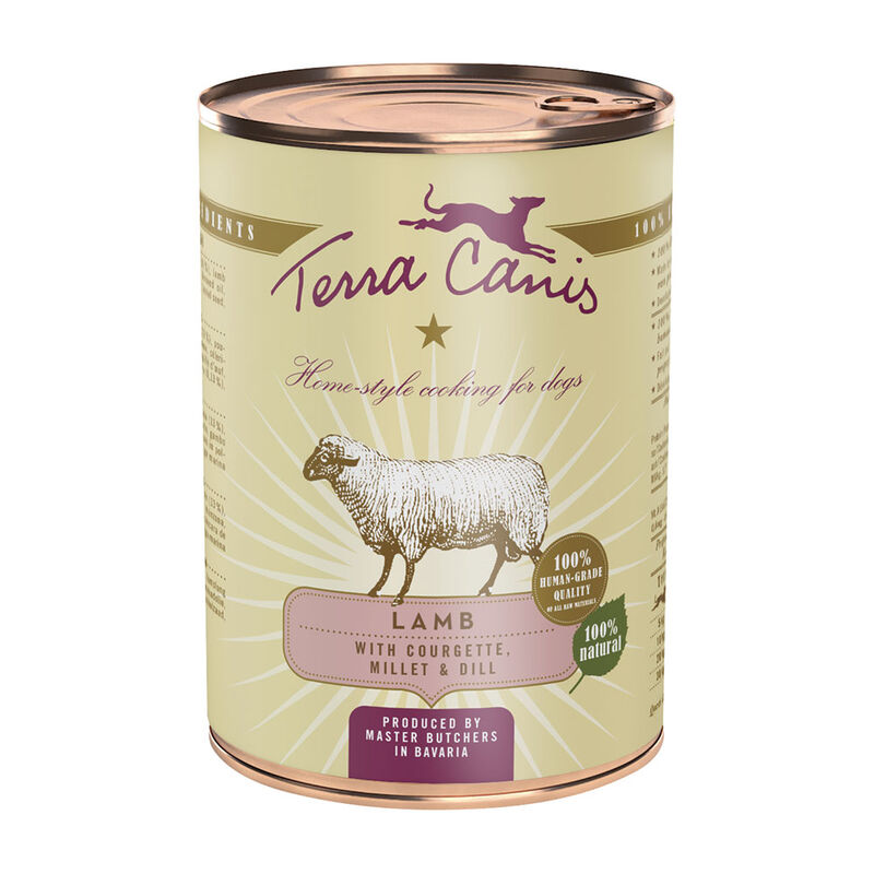 Terra Canis Dog Classic Agnello con Zucchino, Miglio e Aneto 400 gr