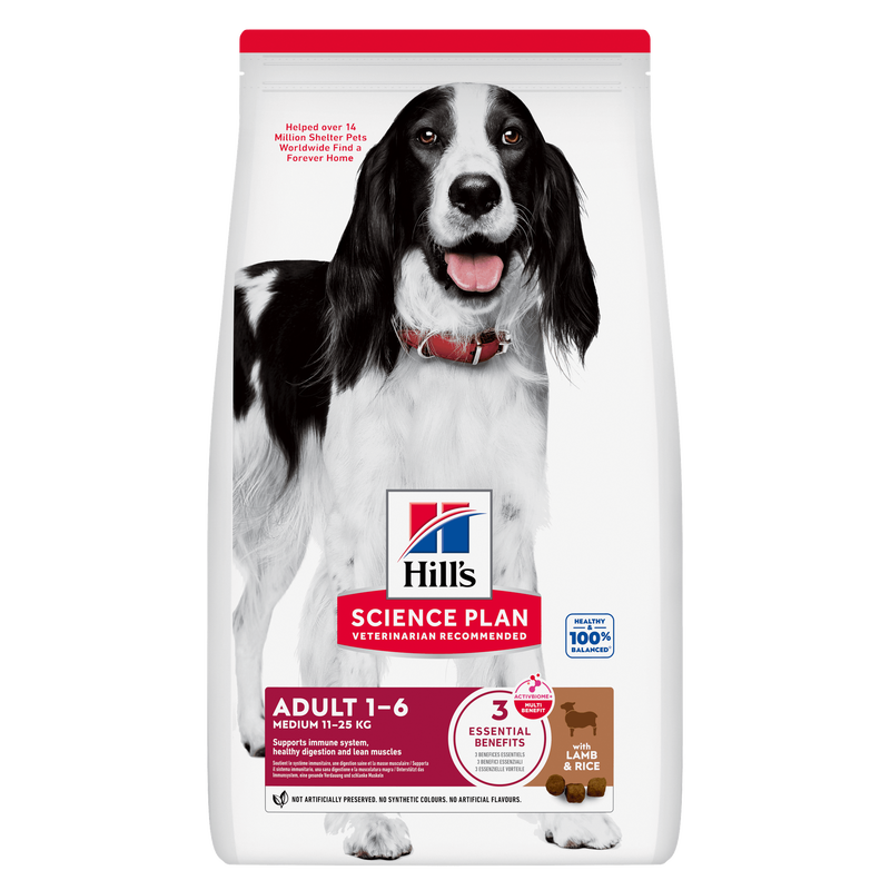 Hill's Science Plan Dog Adult Medium con Agnello e Riso 14 kg