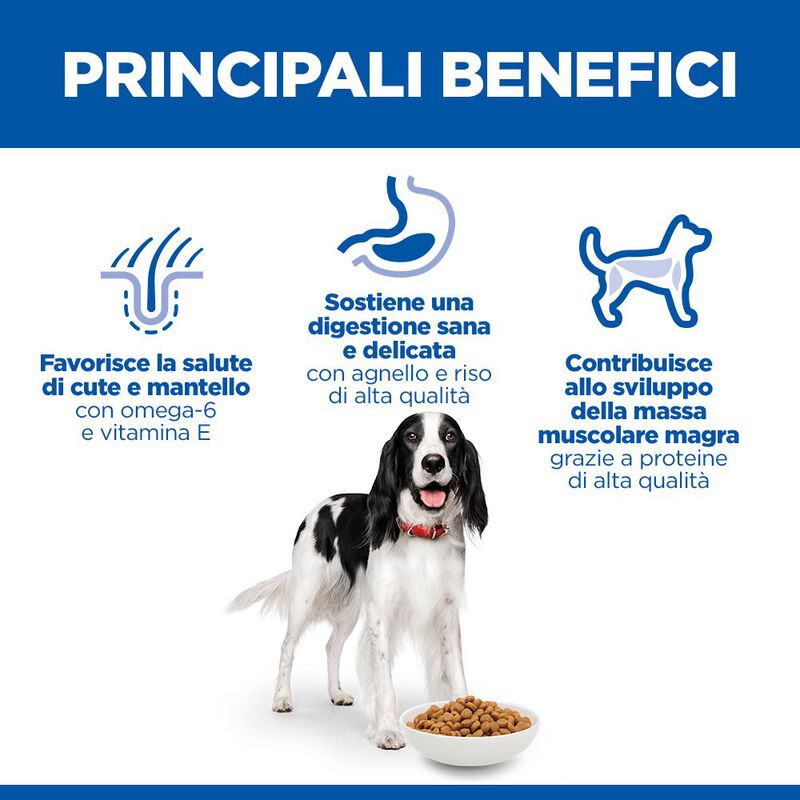 Hill's Science Plan Dog Adult Medium con Agnello e Riso 2,5 kg