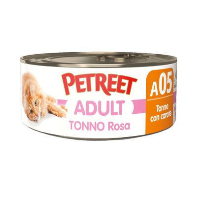 Petreet Cat Tonno rosa Tonno con carote 70 gr