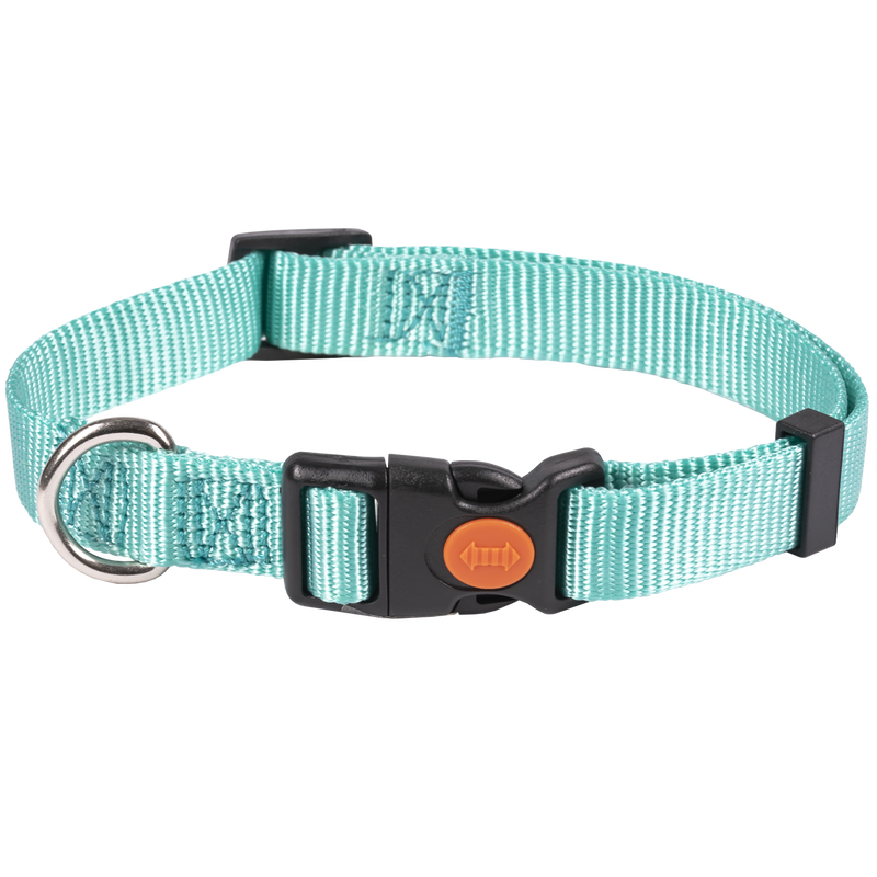 Petup Collare nylon a sgancio mm 15 acquamarina