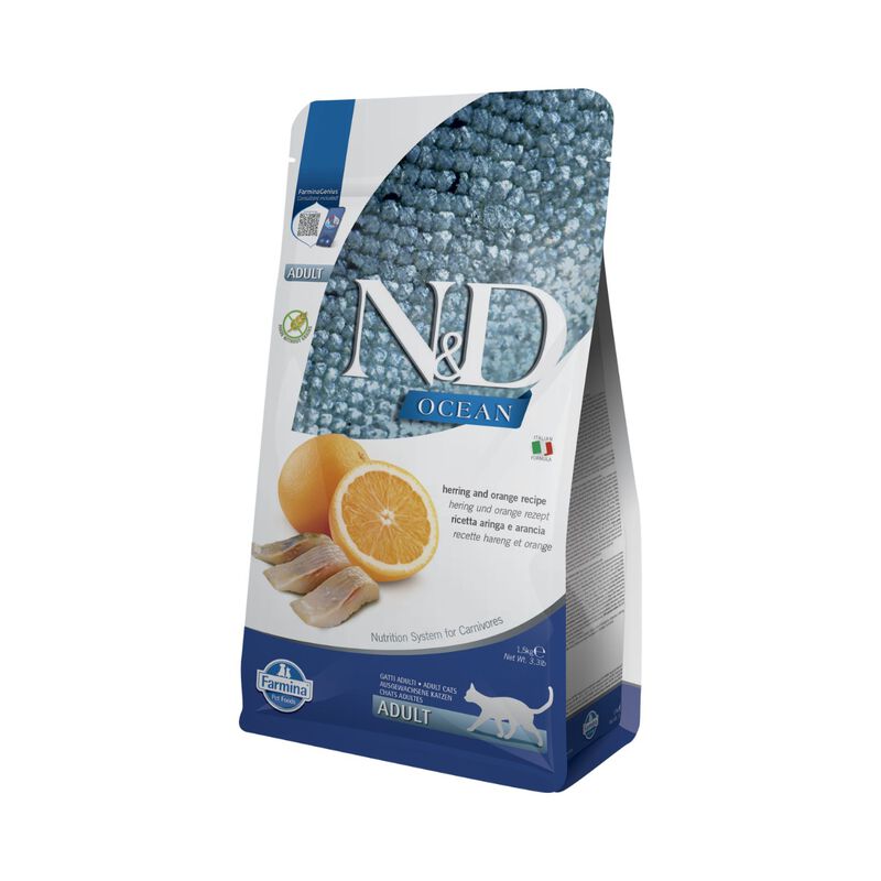 N&D Farmina Ocean Cat Adult Aringa & Arancia 1,5 kg