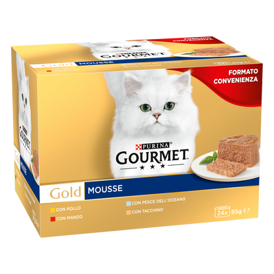 Gourmet Gold Cat Adult Mousse 24 x 85 gr