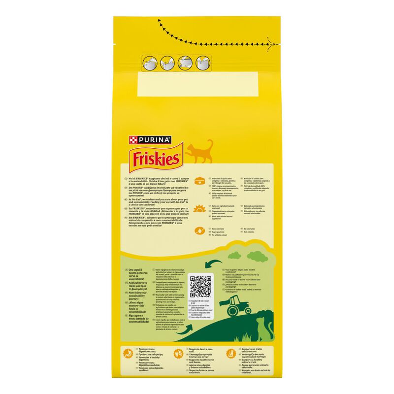 Friskies Cat Adult con Mix di Pollo e Tacchino e con Verdure 2 kg
