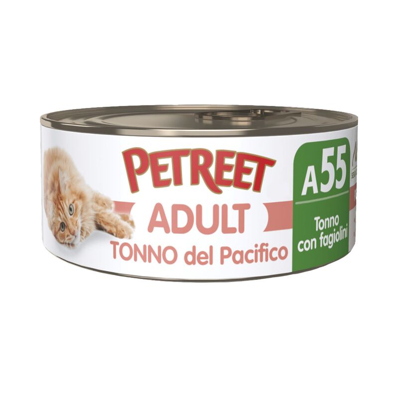 Petreet Cat Tonno del pacifico Tonno con fagiolini 70 gr