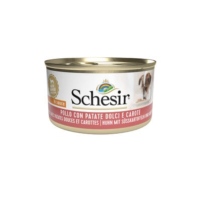 Schesir Dog Pollo con Patate Dolci e Carote 85 gr