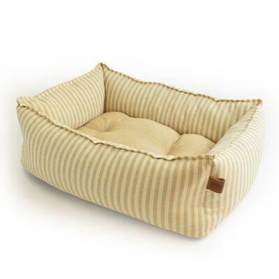 L'Isola dei Tesori Cuccia Relax a Righe Beige 45x60 cm