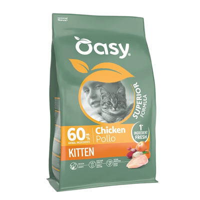 Oasy Superior Formula Kitten pollo 1,5kg