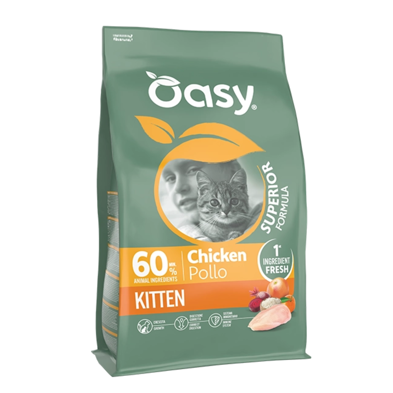 Oasy Superior Formula Kitten pollo 1,5kg