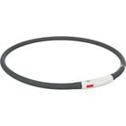 Trixie Anello collare  per cani Flash USB Nero