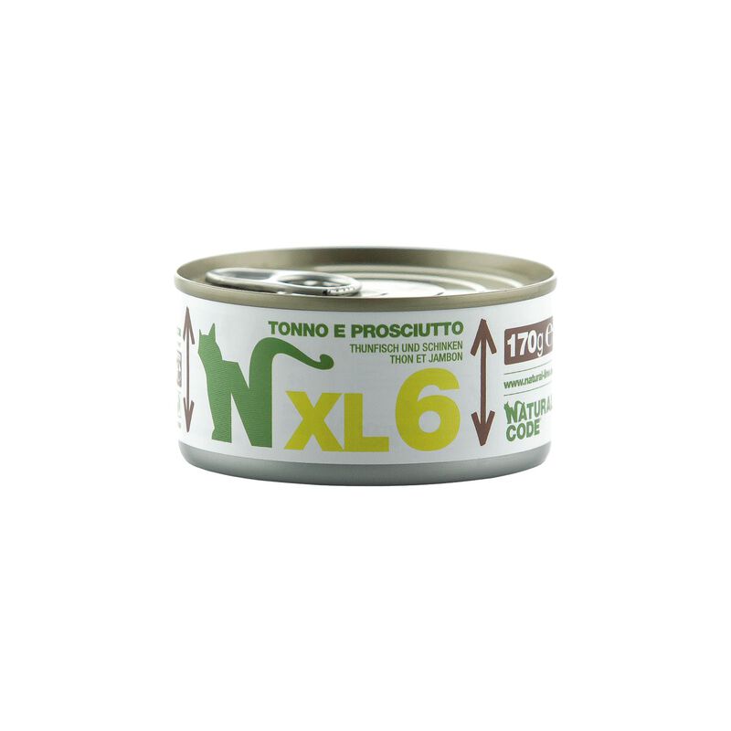 Natural Code Cat XL06 Tonno e Prosciutto 170 gr