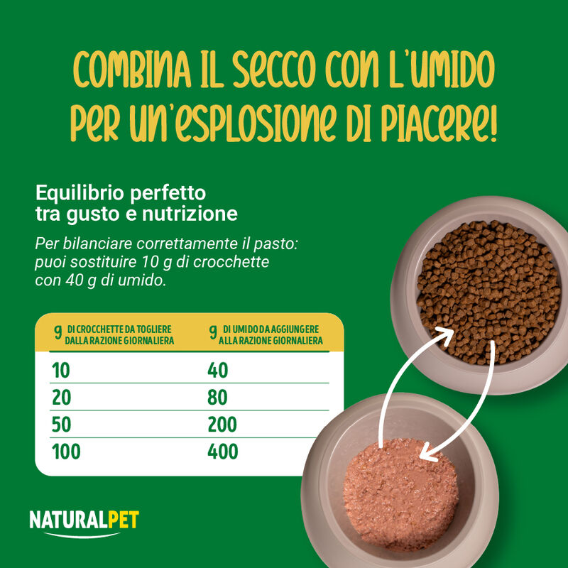 Naturalpet Cat Adult Mousse con Trota 85 gr
