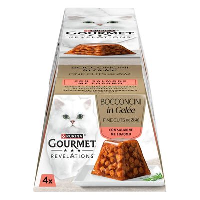 Gourmet Cat Adult Revelations Salmone in gelatina 4x57gr