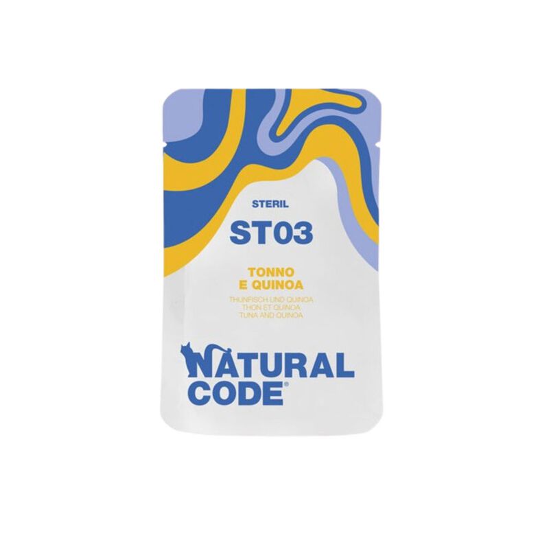 Natural Code Cat ST03 Tonno e Quinoa 70 gr