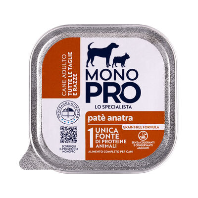 Monopro Dog All Breeds Pat&eacute; Anatra 150gr 