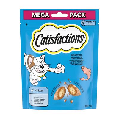Catisfactions Snack per Gatto con Salmone 180 gr