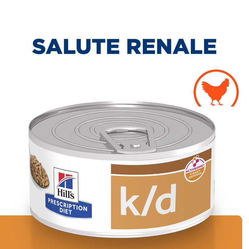 Hill's Prescription Diet Cat k/d Renal Pat&eacute; con Pollo 156 gr
