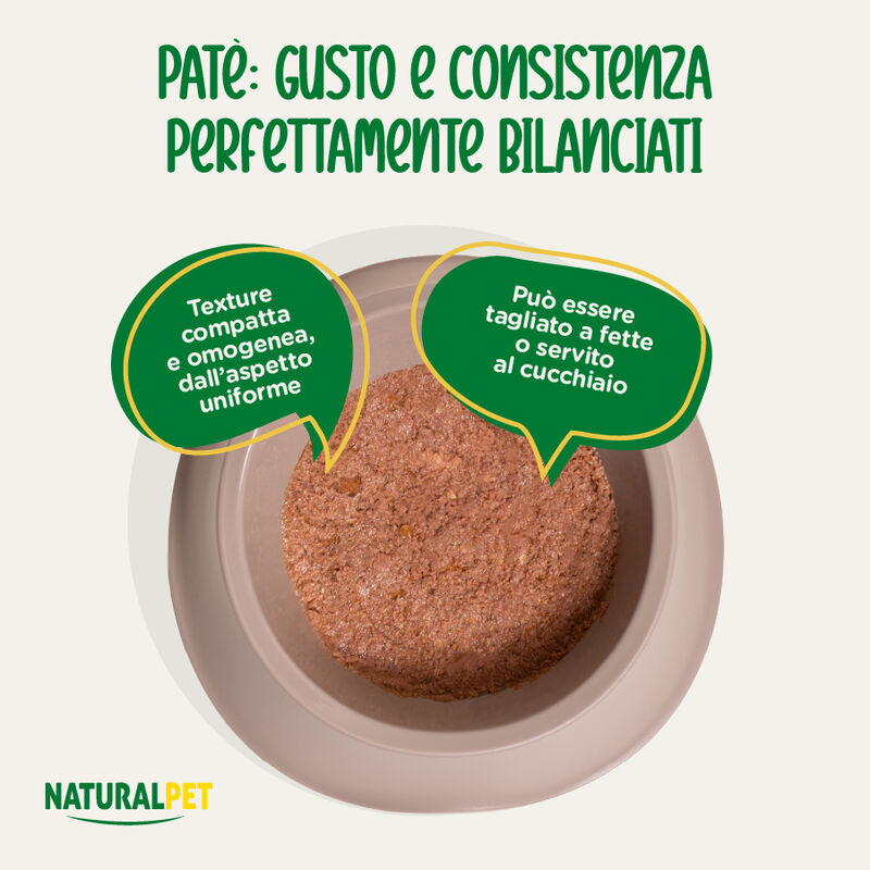 Naturalpet Cat Adult Pat&eacute; Pollo e Tacchino 400 gr